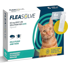 Cat Flea Treatment Spot On x 6 - Flea Treatment Cat Spot On for Cats
