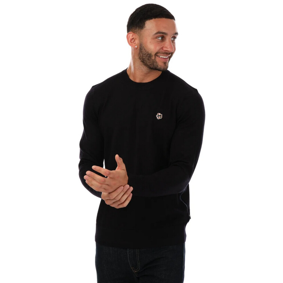 Ted Baker Mens Cardiff Merino Wool Crew Neck Jumper