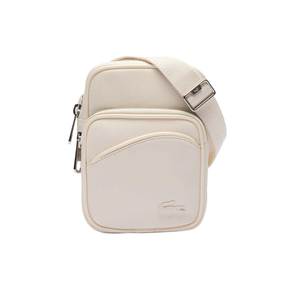 Lacoste Angy Small Grain Leather Shoulder Bag