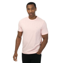 (XL, Rose) Farah Mens Eddie Crew Neck T-Shirt