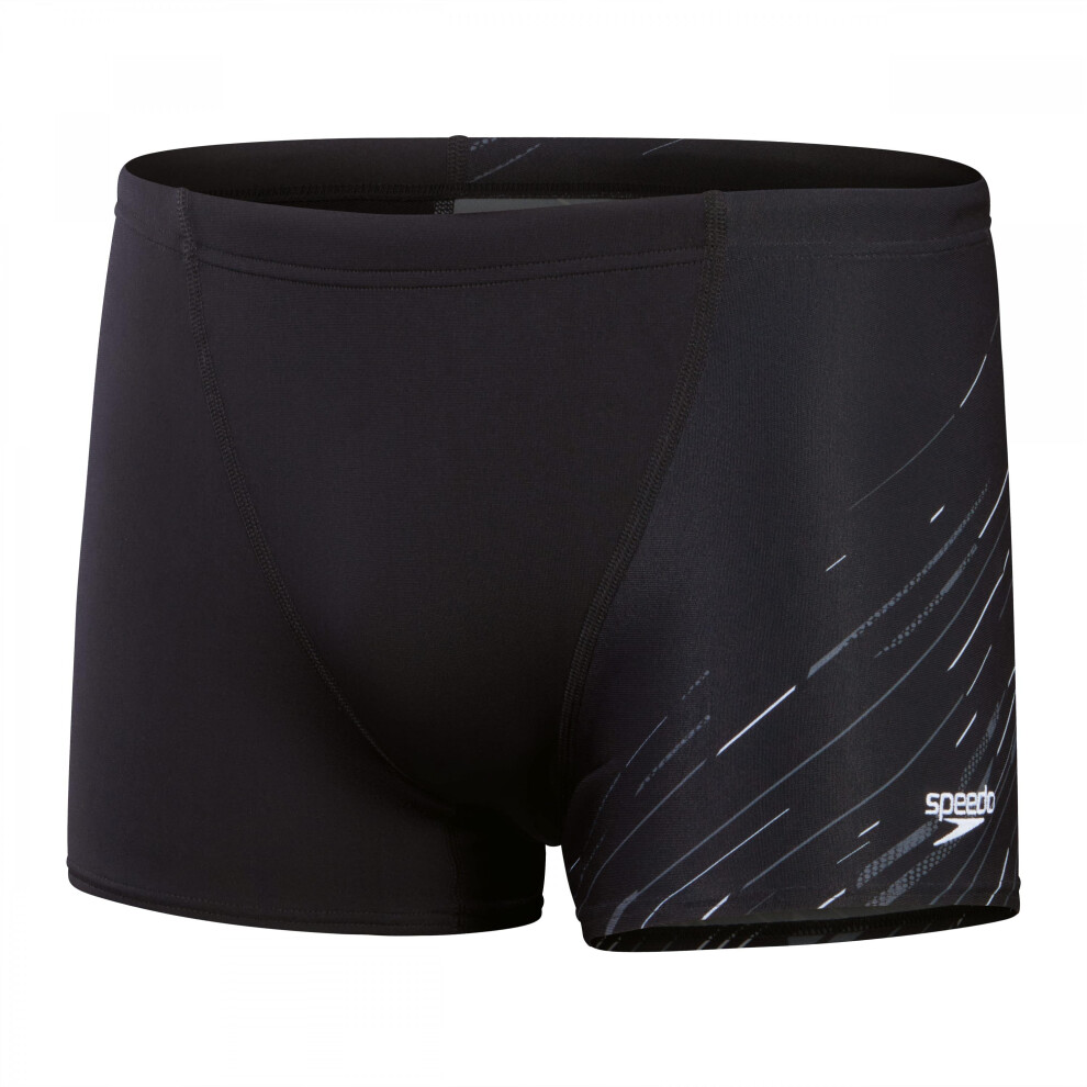 Speedo (30R, Black/Grey) Mens Hyper Boom V Detail Shorts