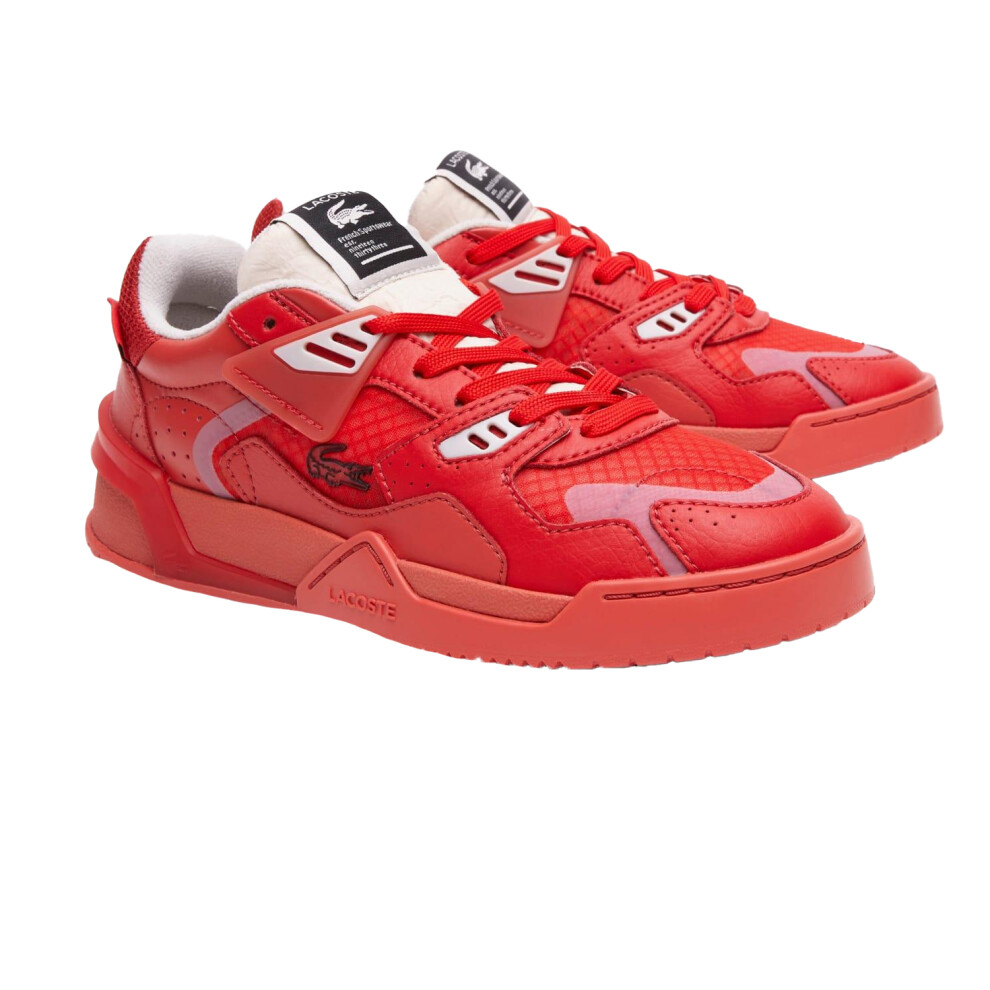 (4 UK, Red) Lacoste Womens/Ladies LT 125 Trainers