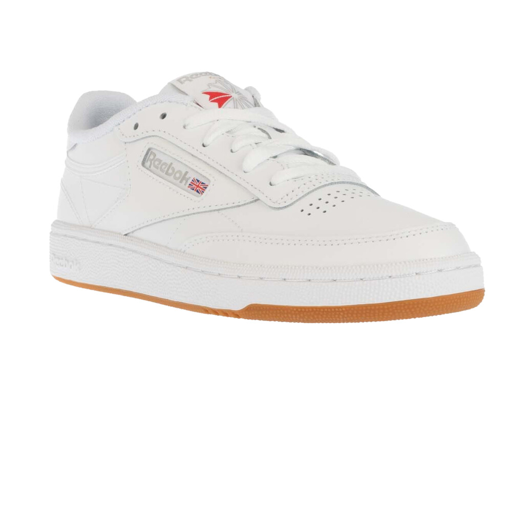 (3.5 UK, White) Reebok Womens/Ladies Classics Club C 85 Leather Trainers