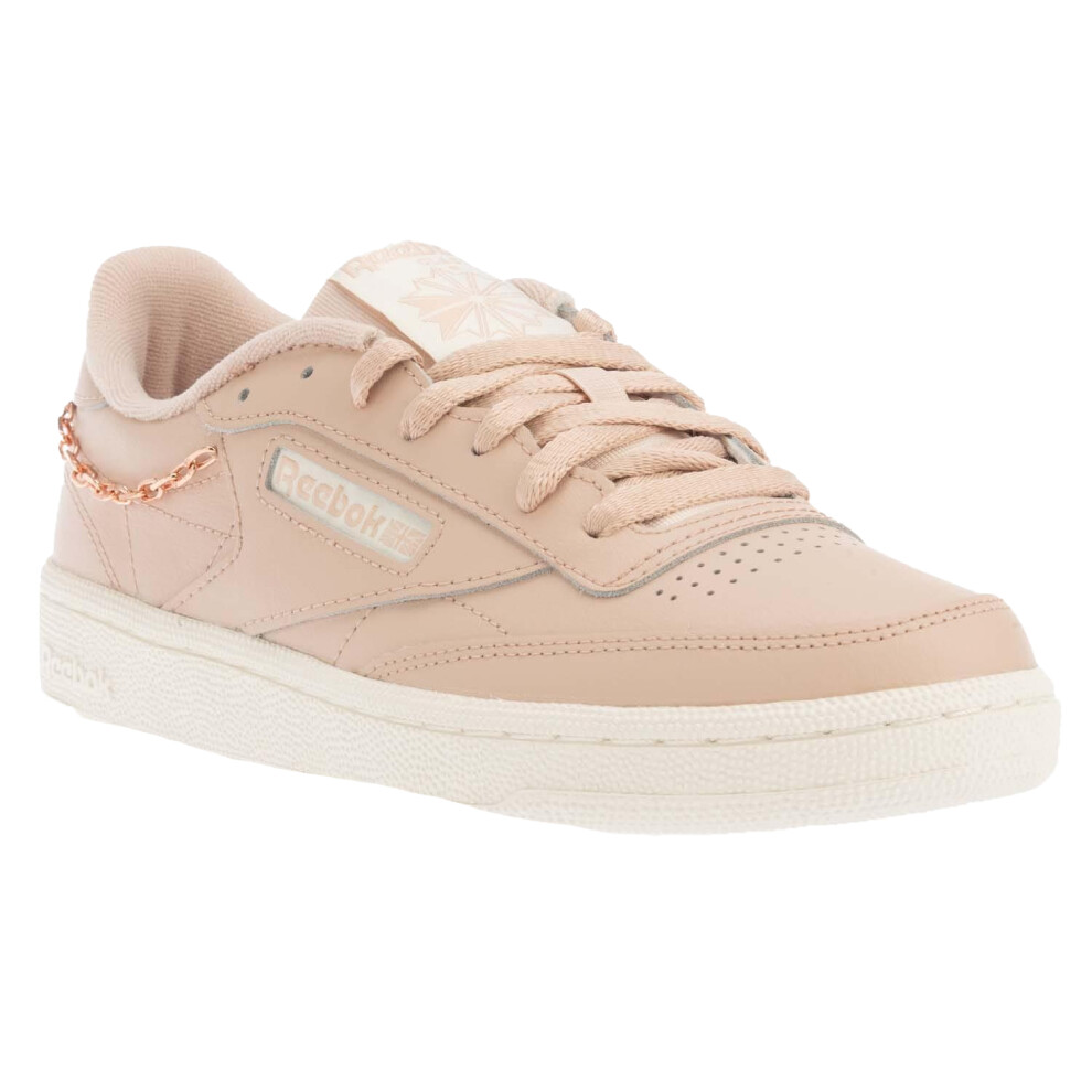 (5.5 UK, Pink) Reebok Womens/Ladies Classics Club C 85 Leather Trainers
