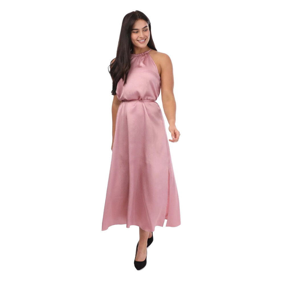 (10 UK, Pink) Ted Baker Womens/Ladies Roxieyy Halter Neck Midaxi Dress
