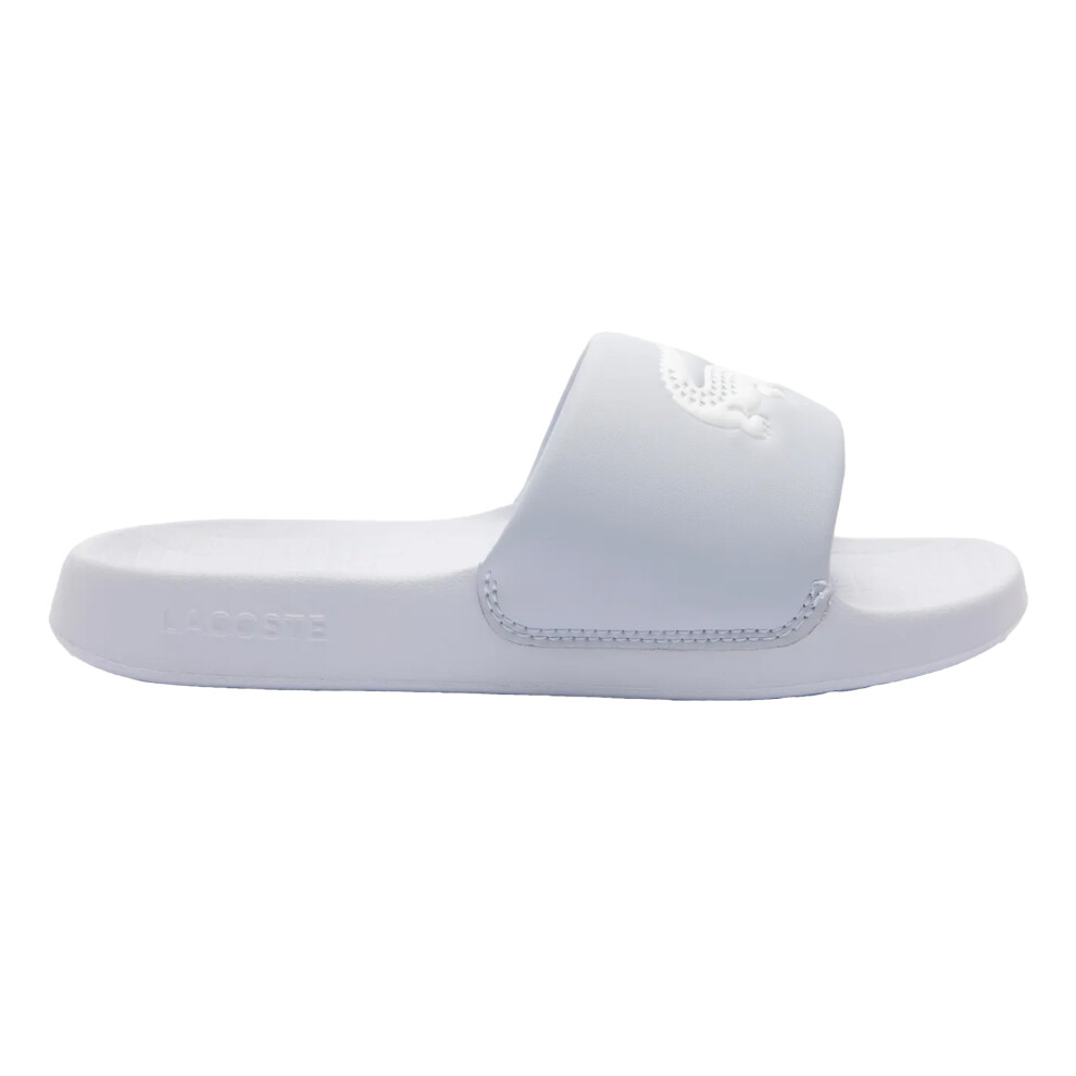 (3 UK, Light Blue) Lacoste Childrens/Kids Serve 1.0 Synthetic Sliders