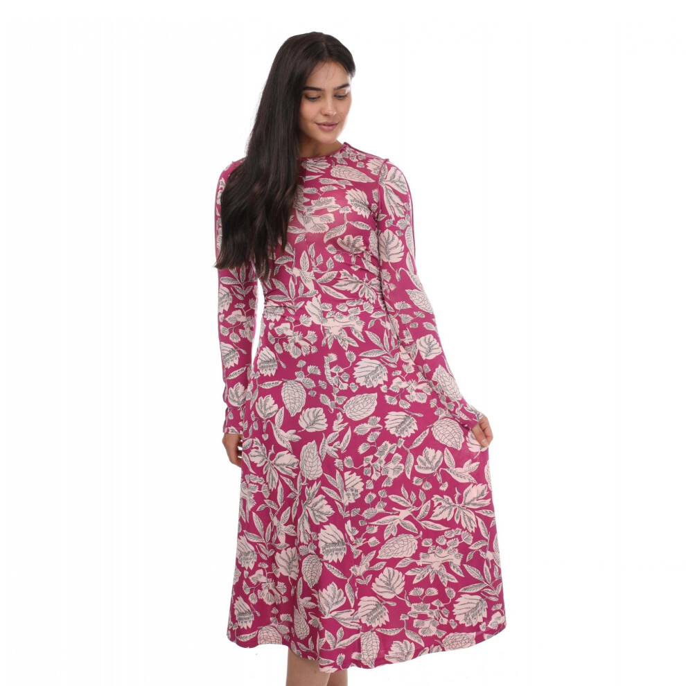 (6 UK, Pink) Ted Baker Womens/Ladies Aloria Skimming Midi Dress