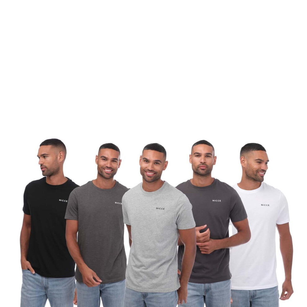 Nicce Men's Spacey T-Shirt (Pack Of 5)