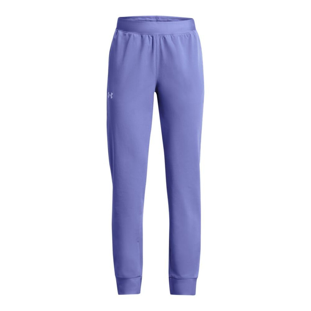 (9-10 Years, Purple) Under Armour Childrens/Kids Rival Woven Jogging Bottoms-image-OPC-PGPMFVM-NEW