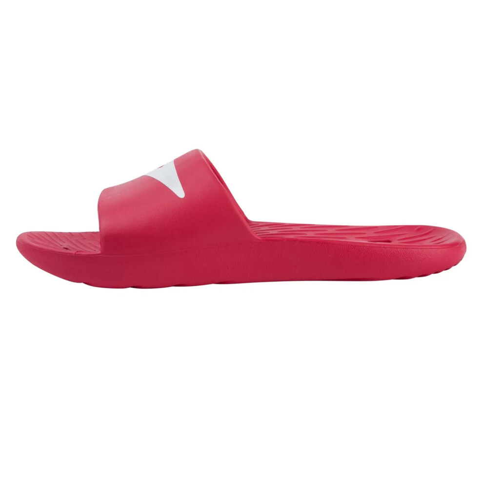 (8 UK, Red) Speedo Mens Sliders