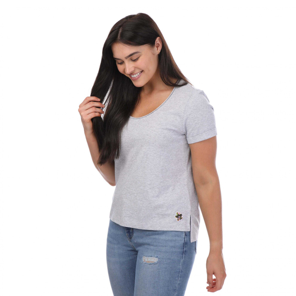 (8 UK, Grey) Ted Baker Womens/Ladies Miarna V Neck T-Shirt