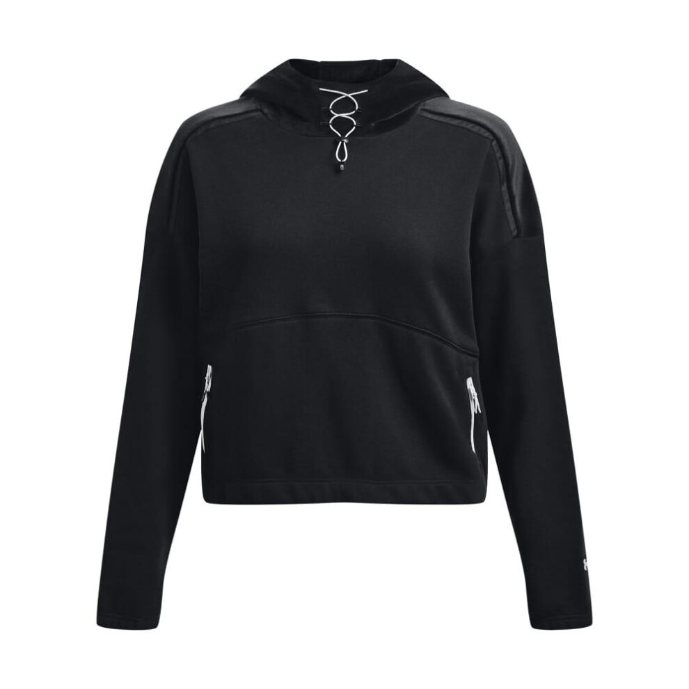 (4 UK - 6 UK, Black) Under Armour Womens/Ladies Journey Fleece Hoodie