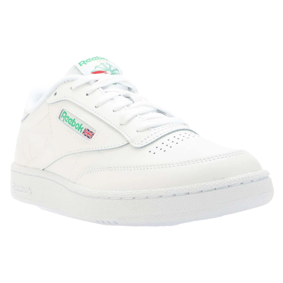 (4 UK, White) Reebok Unisex Adult Classics Club C 85 Leather Trainers