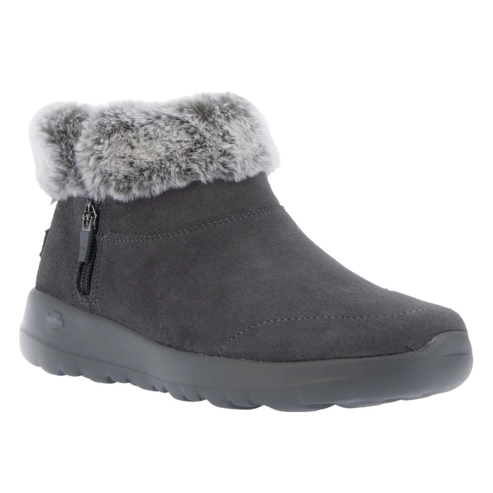 (7 UK, Charcoal) Skechers Womens/Ladies On-The-Go Joy Savvy Boots