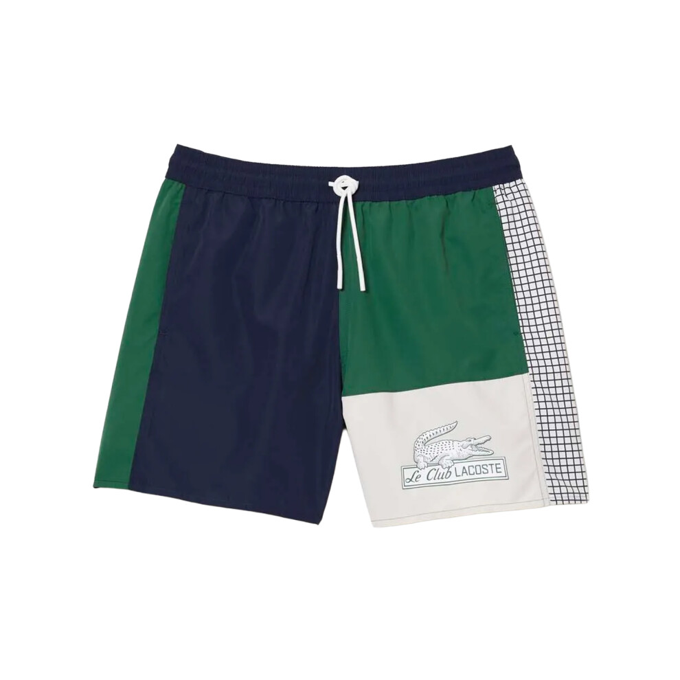 Lacoste Mens Panel Swim Shorts