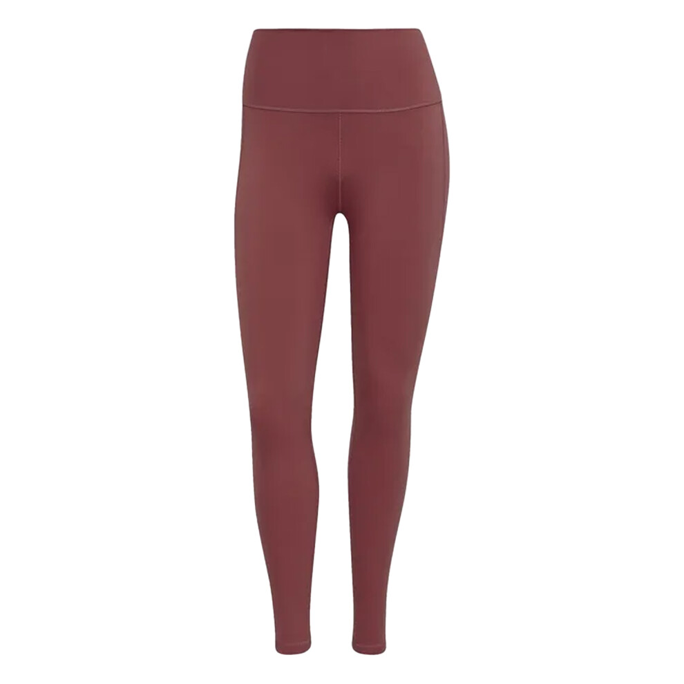 (S, Red) Adidas Womens/Ladies Yoga 7/8 Leggings