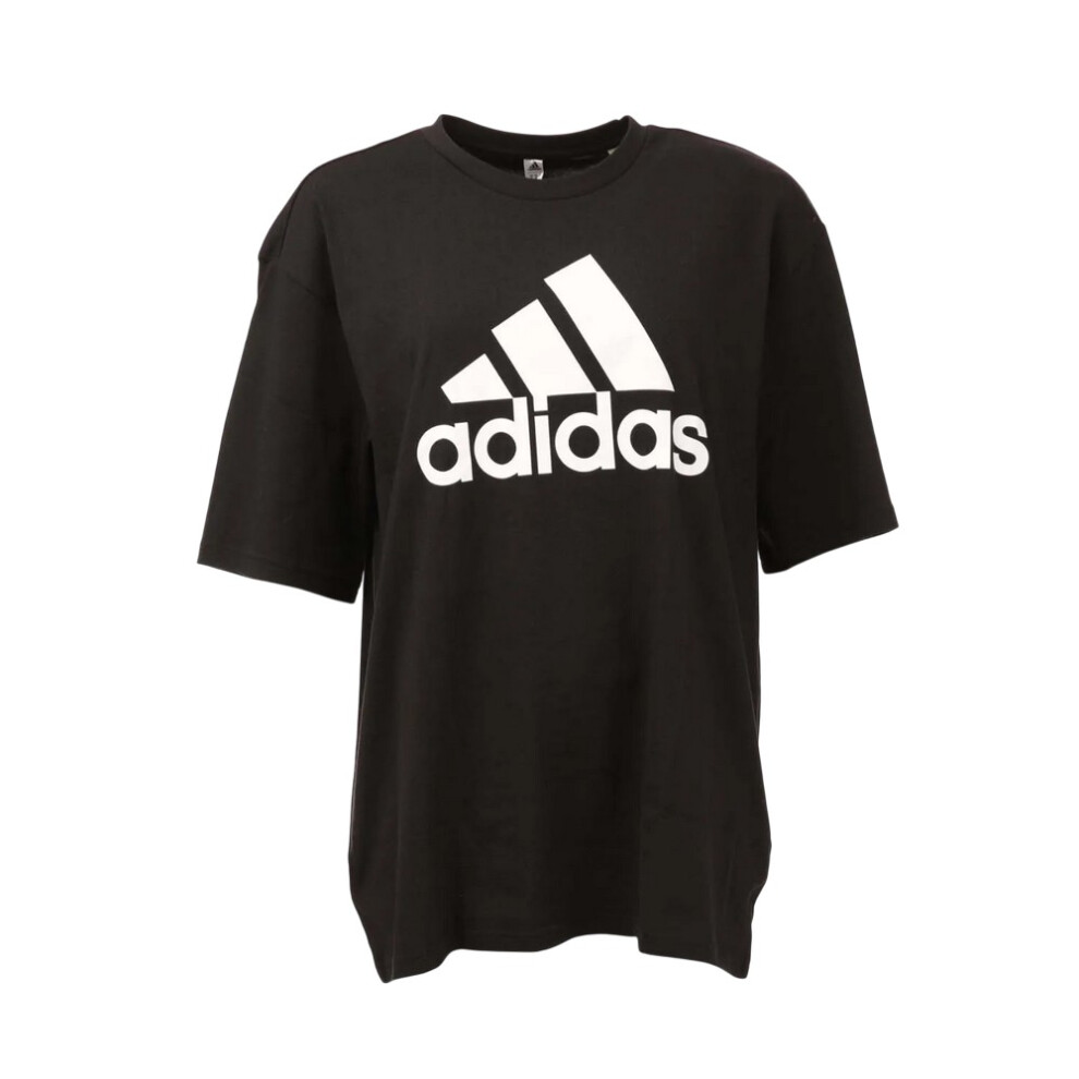 (16 UK - 18 UK, Black) Adidas Womens/Ladies Big Logo Boyfriend T-Shirt