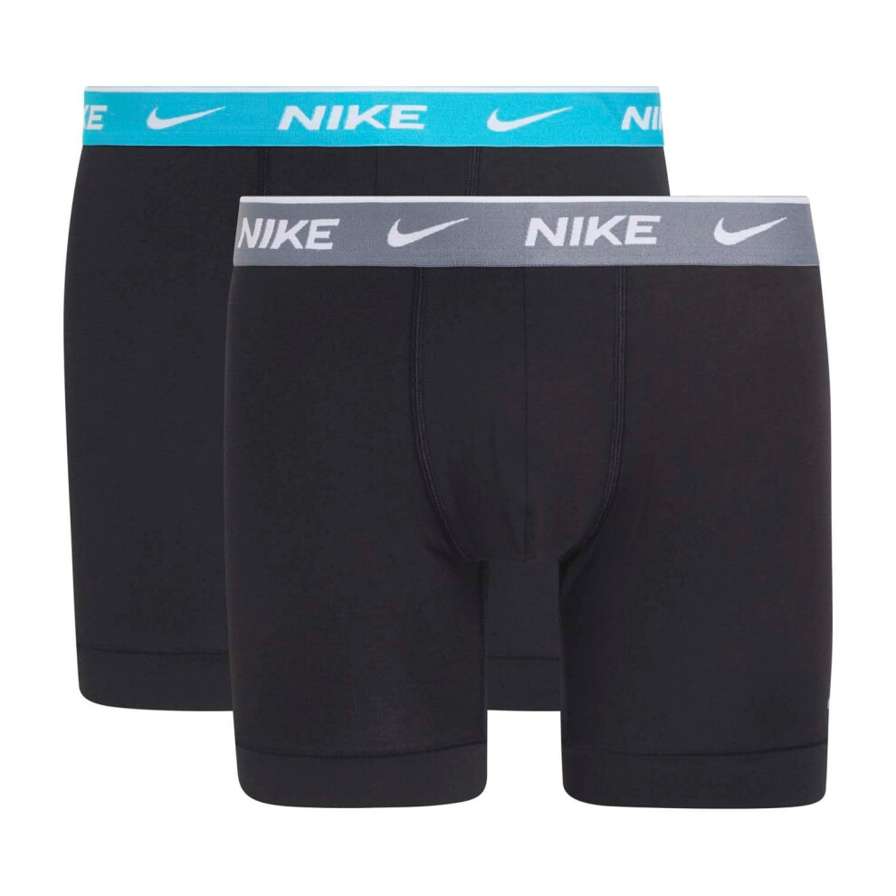 (XS, Black) Nike Mens Boxer Shorts (Pack of 2)