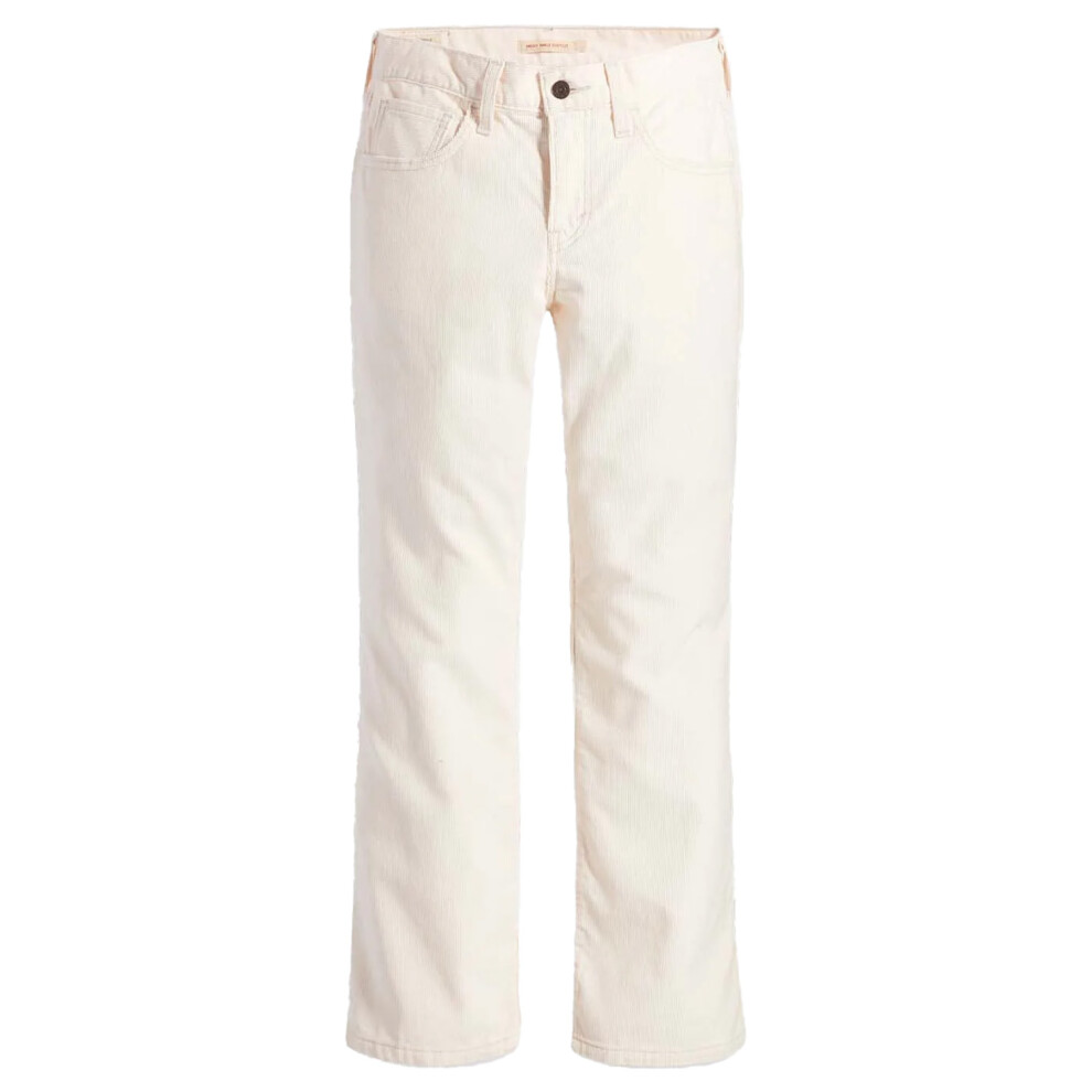 (26S, Cream) Levis Womens/Ladies Middy Bootcut Jeans