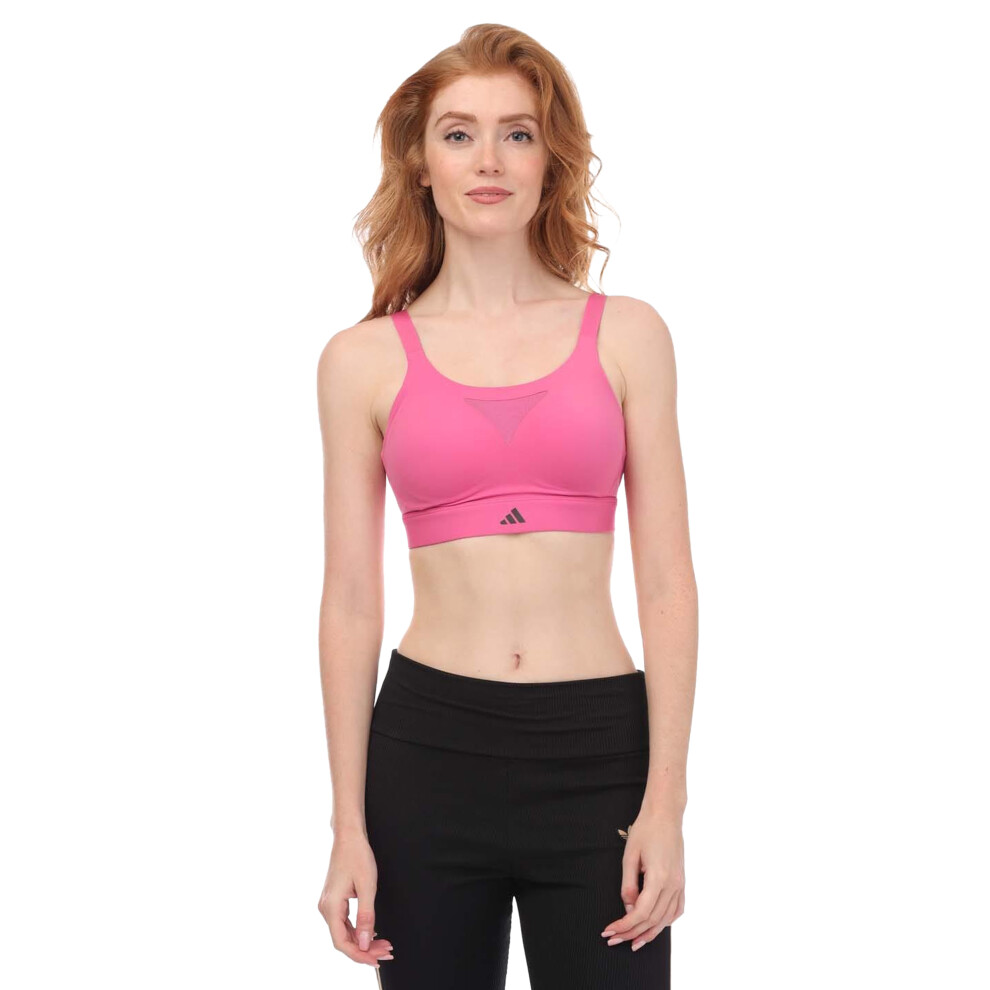 (32B, Pink) Adidas Womens/Ladies Tailored Impact Training Sports Bra