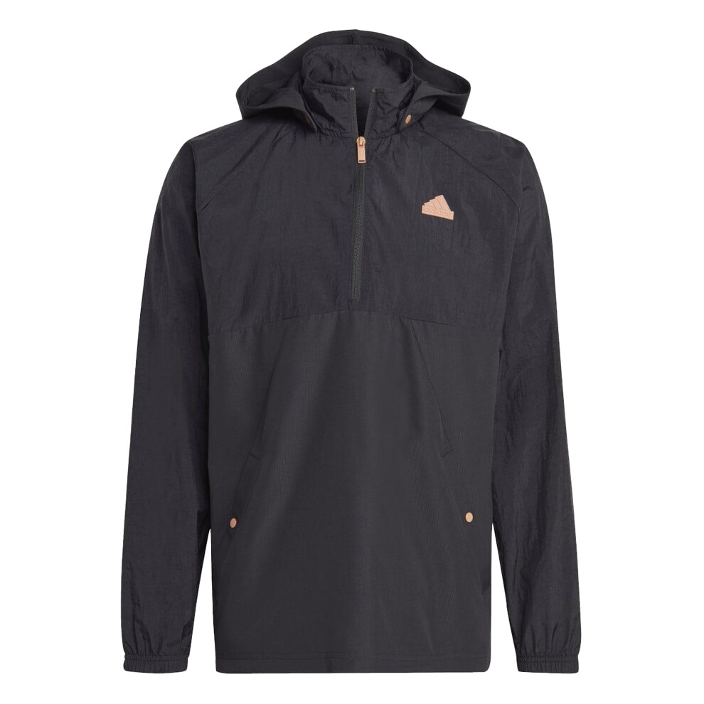 (6 UK, Black) Adidas Womens/Ladies Lift Your Mind Windbreaker