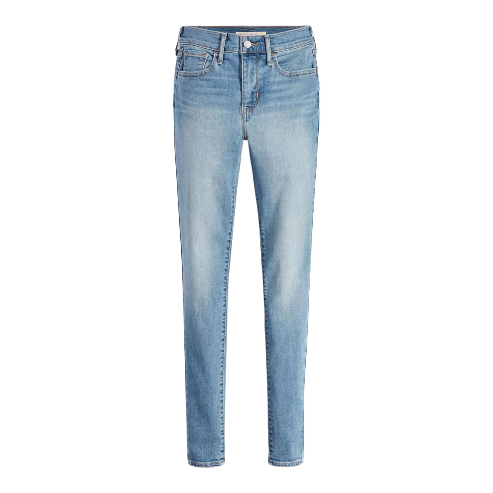 (28R, Light Blue) Levis Womens/Ladies Rise Super Skinny Jeans