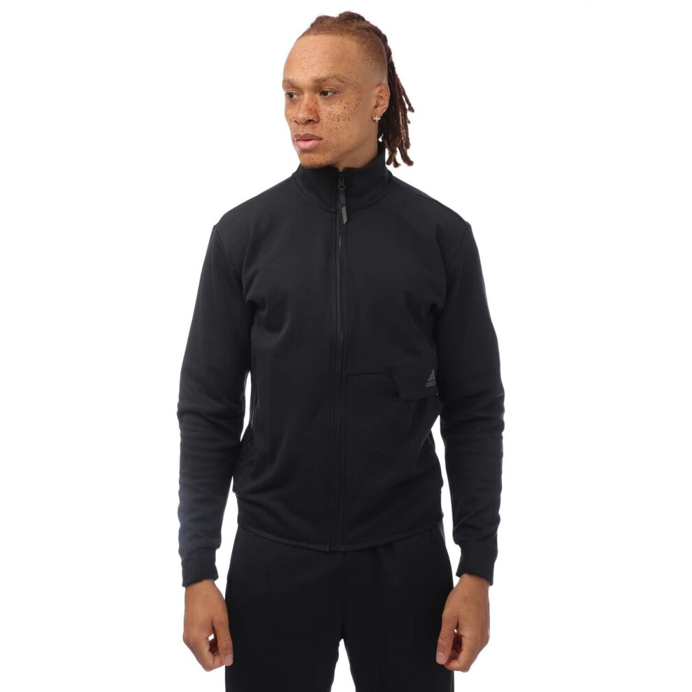 (M, Black) Adidas Mens 4CMTE Track Top