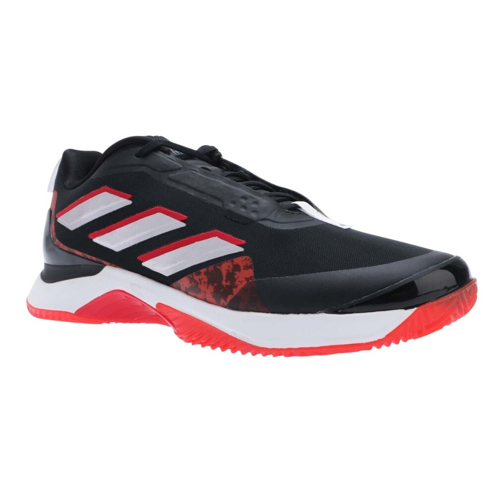 (8.5 UK, Black) Adidas Womens/Ladies Avacourt Clay Bottom Tennis Shoes