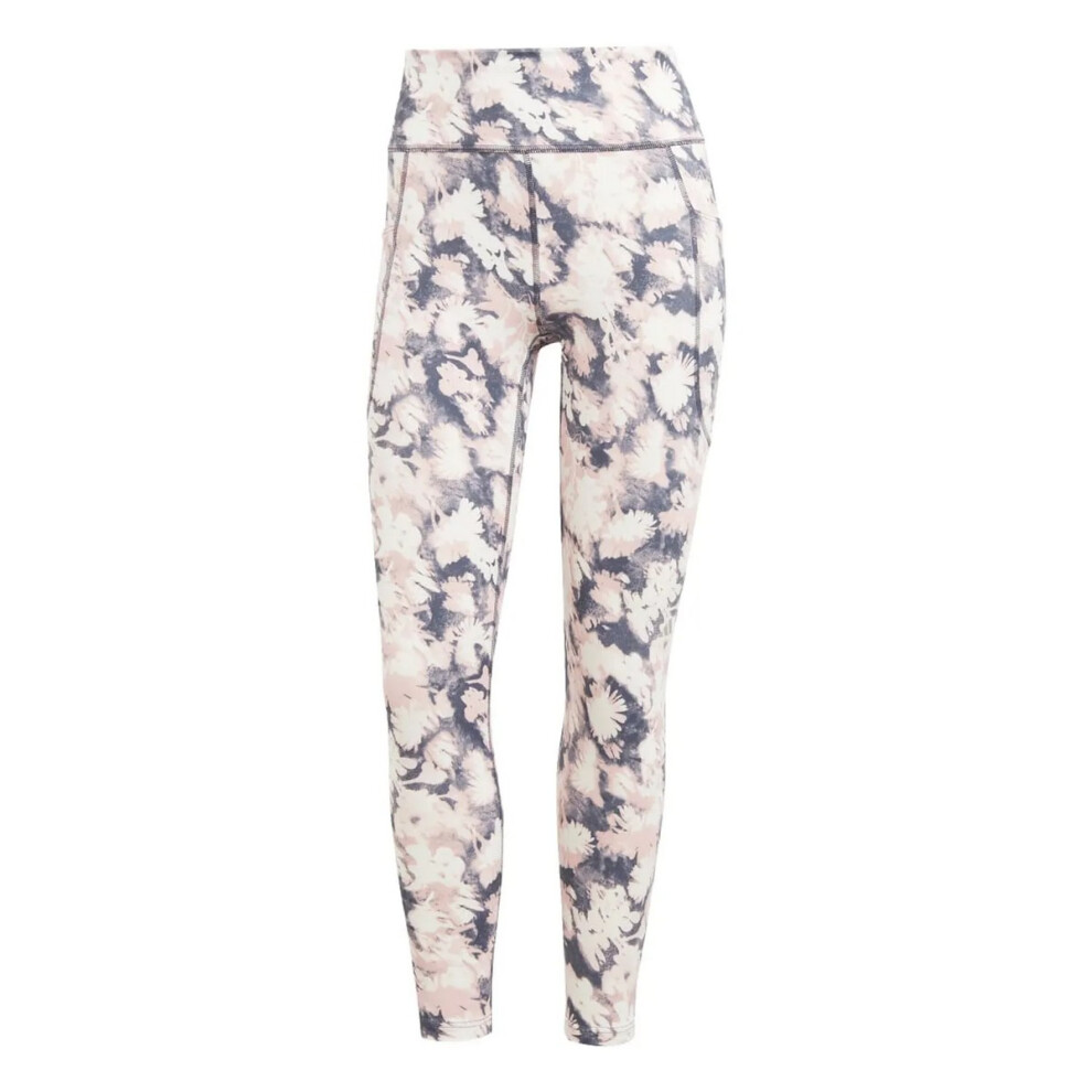 (10 UK, Pink/Grey) Adidas Womens/Ladies Daily Run 7/8 Leggings