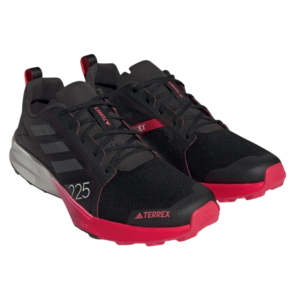 (7.5 UK, Black/Grey) Adidas Mens Terrex Speed Flow Trail Trainers