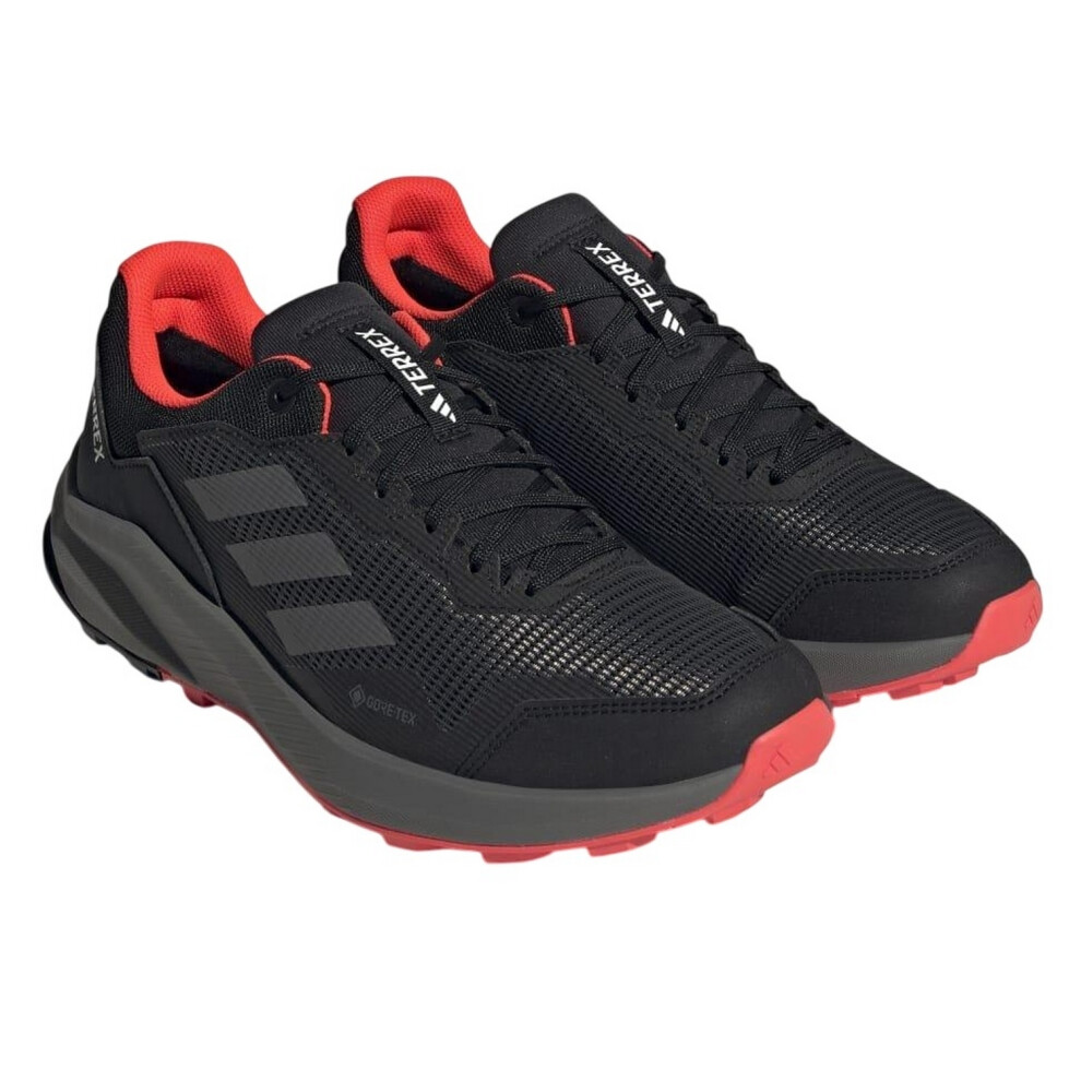 (7 UK, Black/Grey) Adidas Mens Terrex Trail Rider GORE-TEX Running Trainers