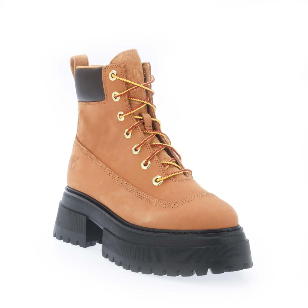 (8 UK, Wheat) Timberland Womens/Ladies Sky Leather Lace Up Boots