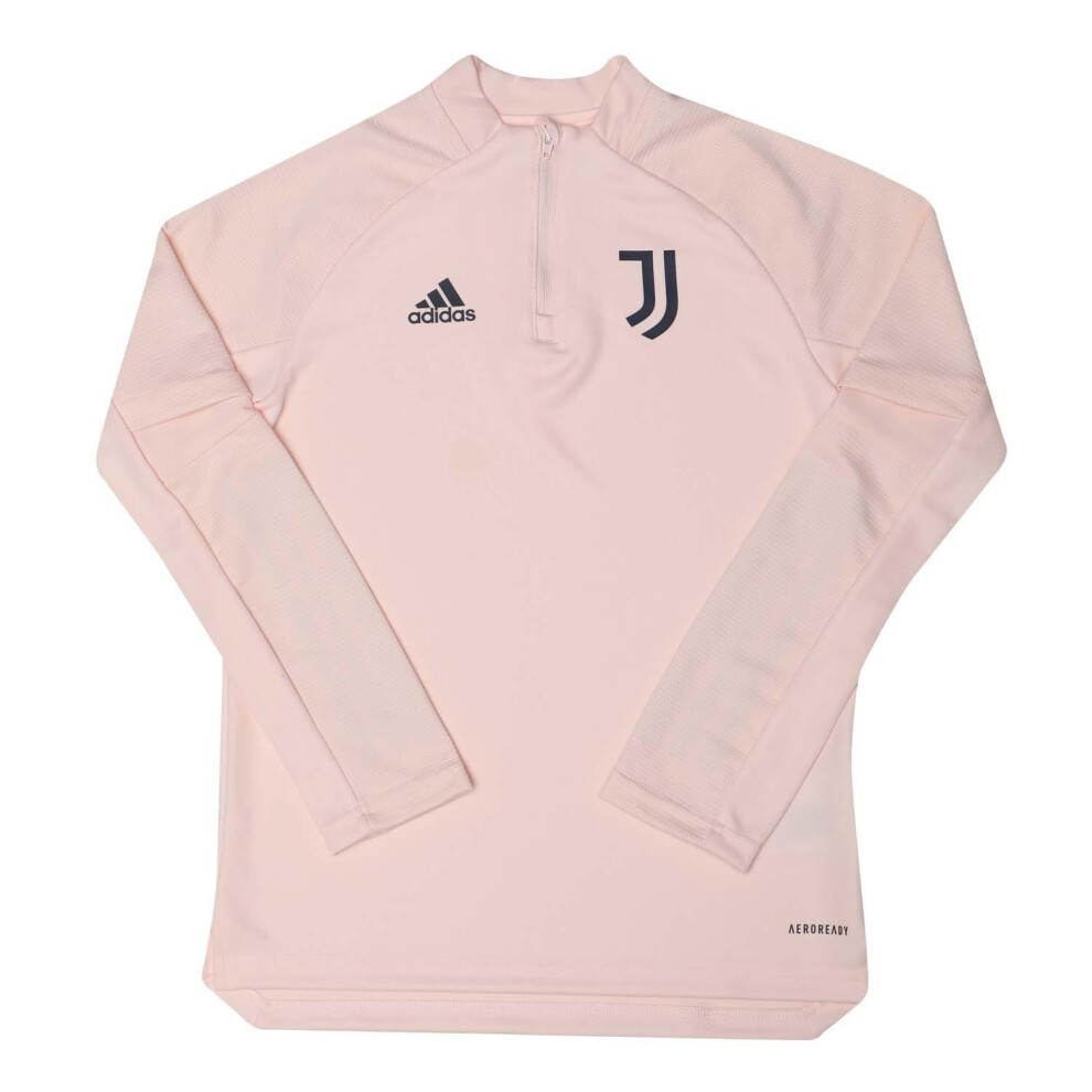 (7-8 Years, Pink) Adidas Childrens/Kids 2020/21 Juventus FC Quarter Zip Training Top