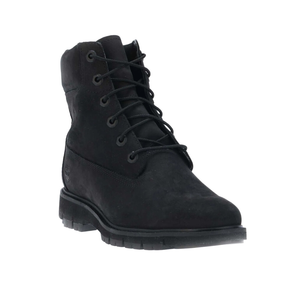 (4 UK, Black) Timberland Womens/Ladies Lucia Way Lace Leather Waterproof Boots