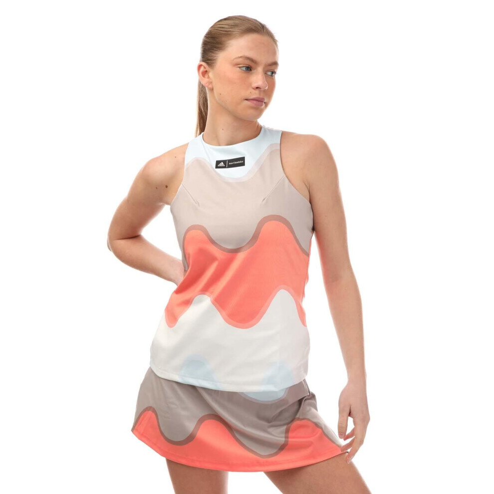 (6 UK, Multicoloured) Adidas Womens/Ladies Marimekko Tennis Tank Top