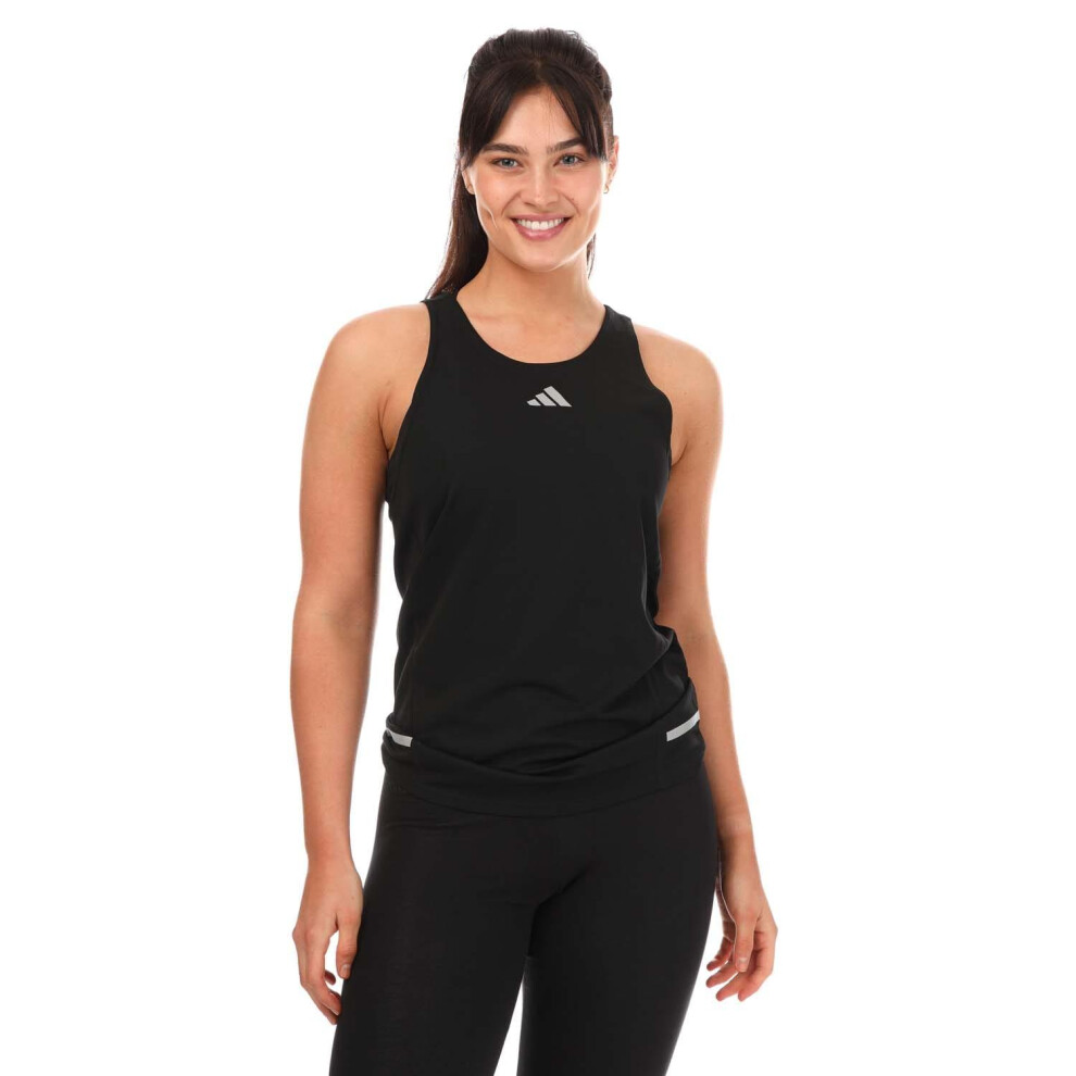 (XS, Black) Adidas Womens/Ladies X-City Cooler Strappy Tank Top