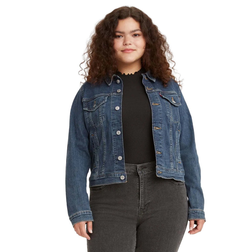 (8 UK, Denim) Levis Womens/Ladies Original Trucker Jacket
