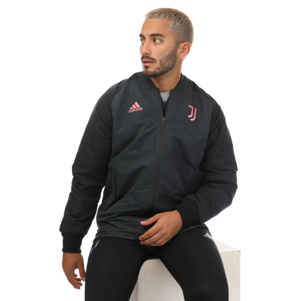 Adidas Mens 2022/23 Juventus FC Travel Jacket