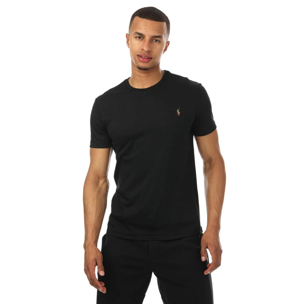 (XL, Black) Ralph Lauren Mens Custom Slim T-Shirt