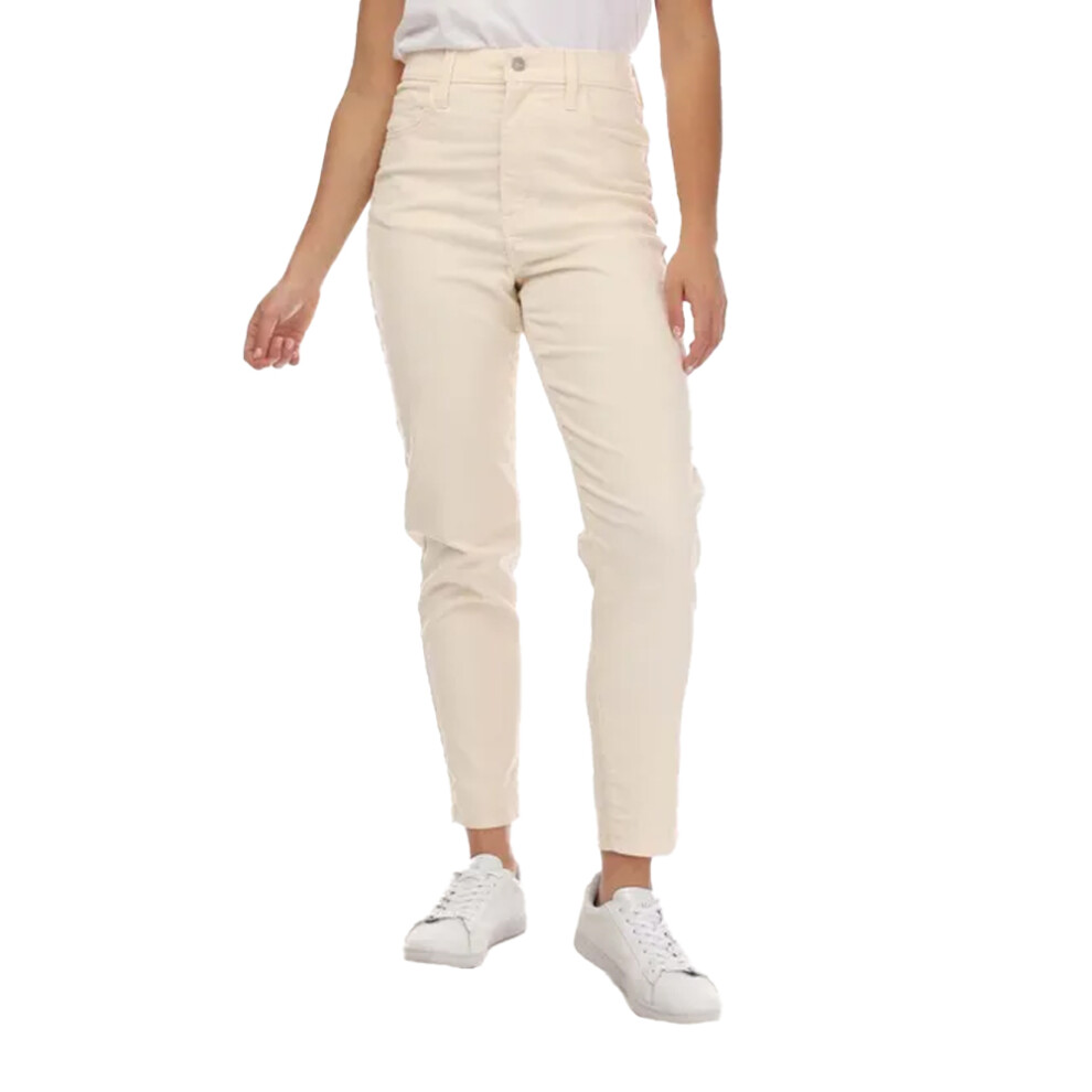 (31S, White) Levis Womens/Ladies Corduroy High Waist Mom Jeans