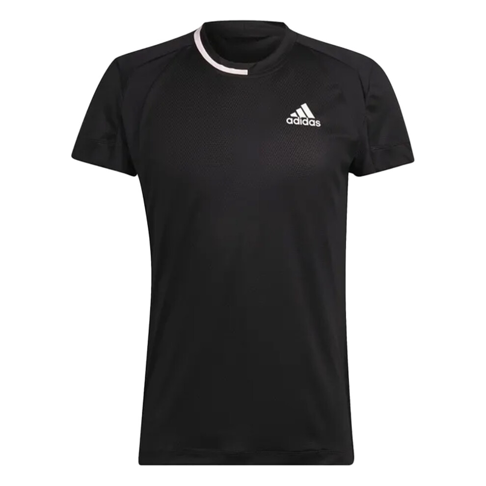 (M, Black) Adidas Mens U.S. Series Tennis T-Shirt