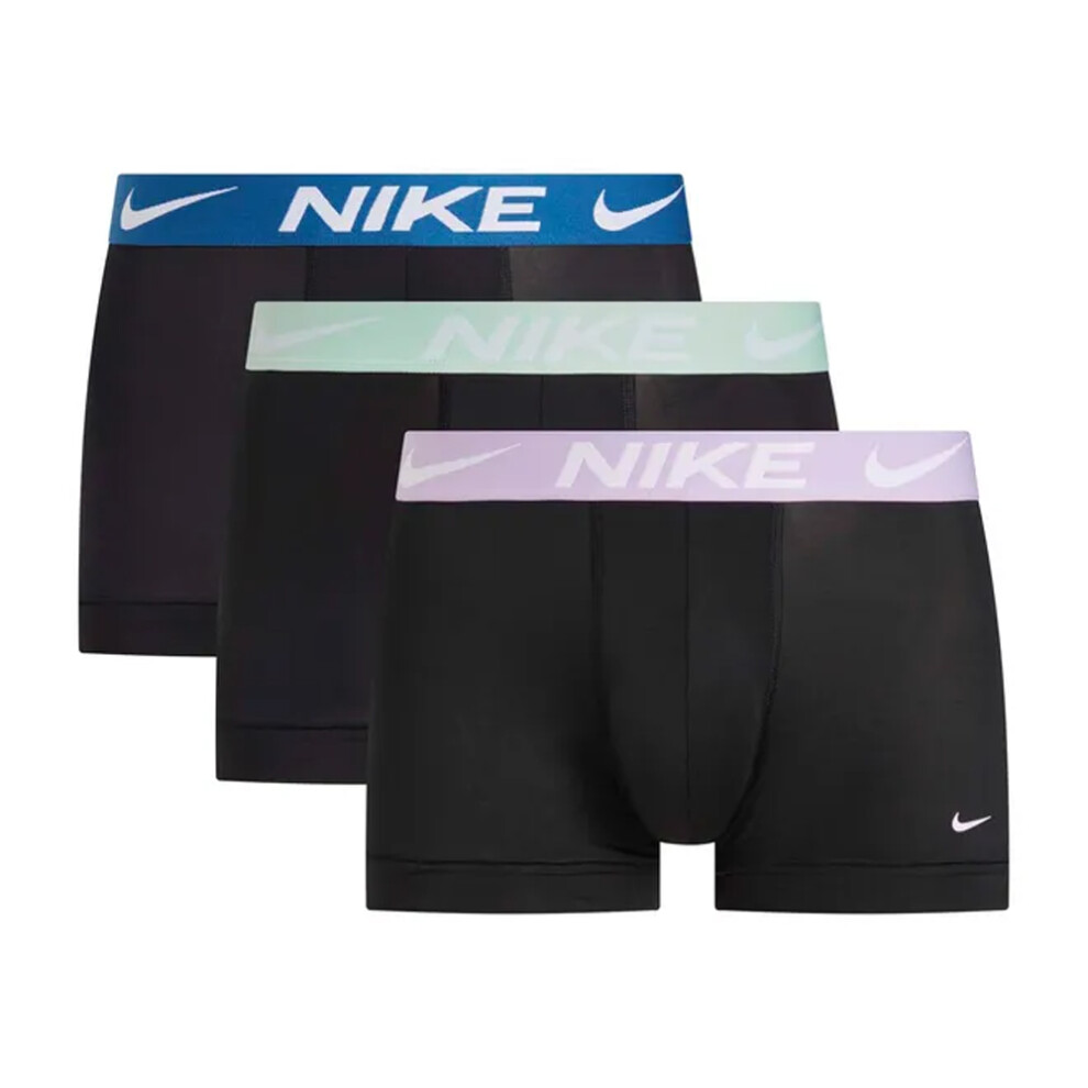 (S, Black) Nike Mens Essential Micro Dri-FIT Boxer Shorts (Pack of 3)