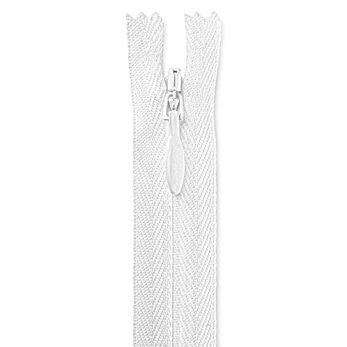 Zíper Invisível Branco 5 polegadas para Costura Acessórios de Costura DIY
