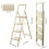 Heavy Duty 4 Step Folding Ladder with Handrail White 4