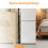 Heavy Duty 3 Step Folding Ladder with Handrail Black 3