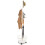 Freestanding Coat Rack with Umbrella Holder 6-Hook White 1