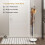 Freestanding Coat Rack with Umbrella Holder 6-Hook White 4