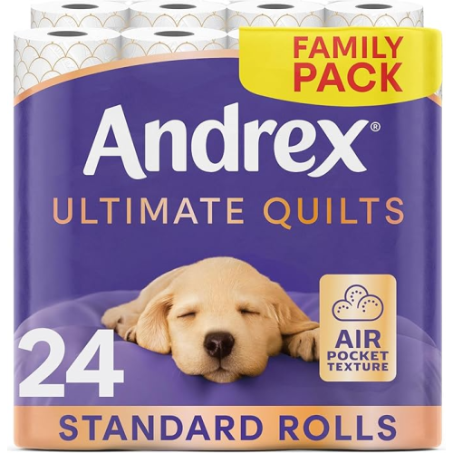 Andrex Andrex Ultimate Quilts Toilet Paper 24 Rolls