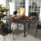 Outsunny Outsunny Extendable Outdoor Dining Table Aluminium Rectangle Patio Table Grey 1