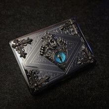 Original Devil's Eye Thick Pen Thin Rod Cigarette Box 20 Men And Women Creative Personalized Trend Storage And Carrying Lengthened Metal